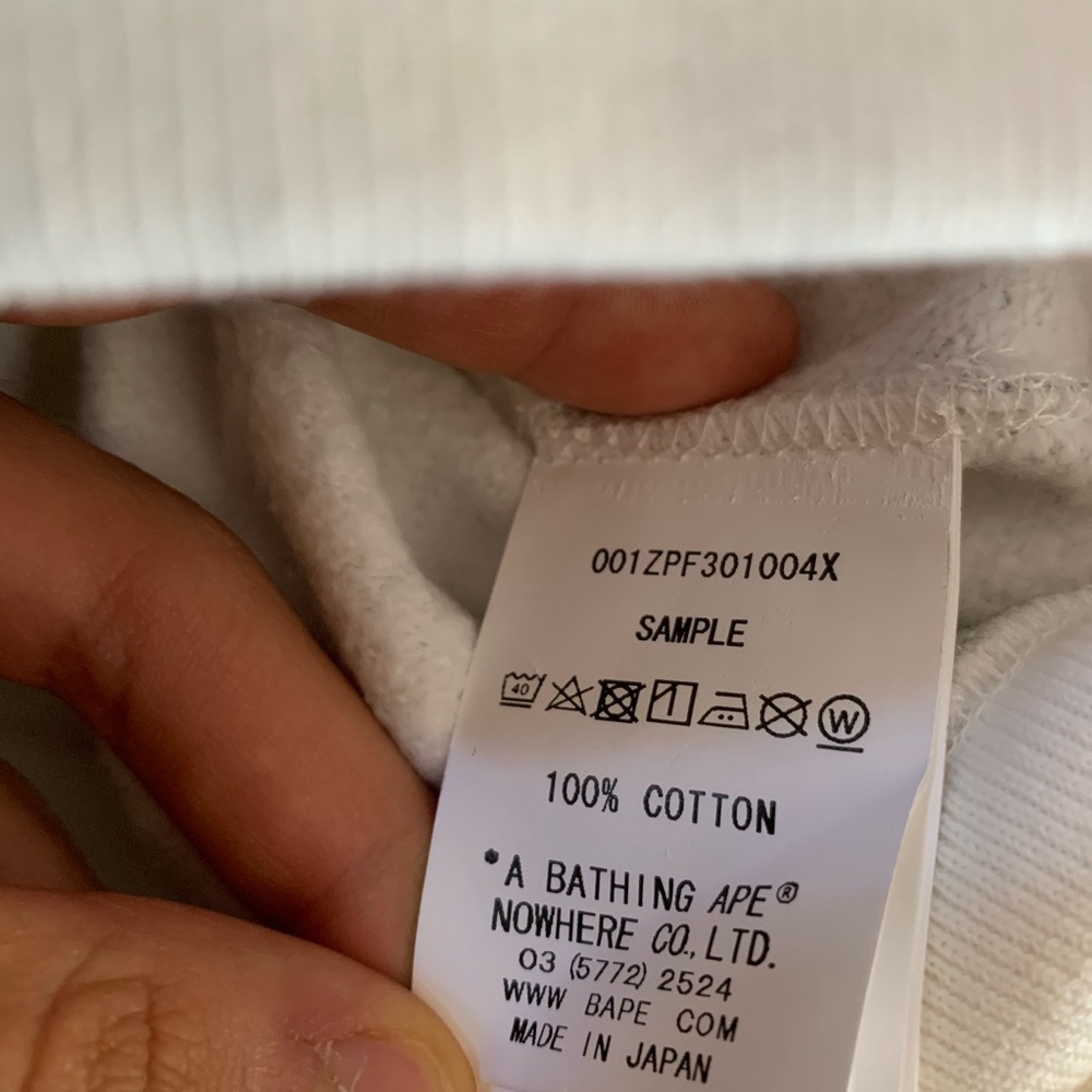 SOLD Bape A Bathing Ape White Galaxy Shark Hoodie - Picture 7 of 8